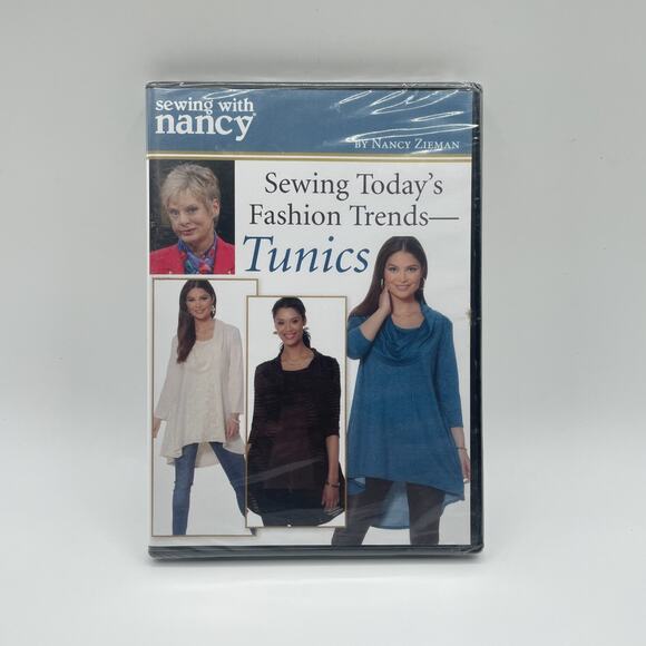 Sewing with Nancy Fashion Trends Tunics DVD Nancy Zieman New Sealed - Picture 1 of 2